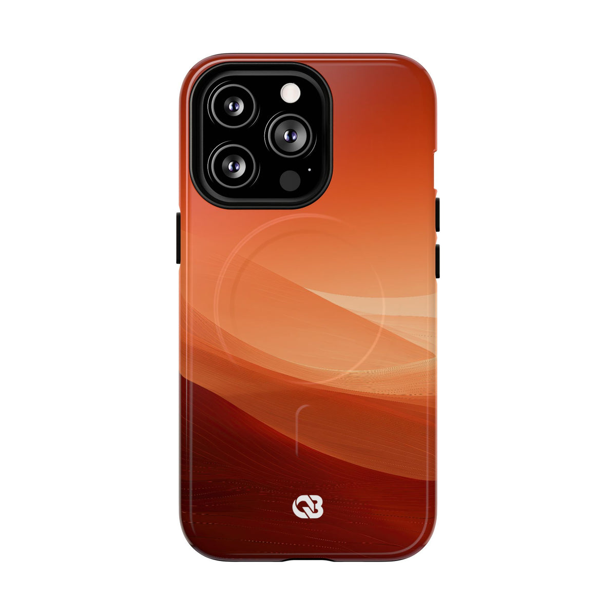 Terracotta Dune Ridges · Tough 2.0 Magnetic Phone Case for iPhone · Orange