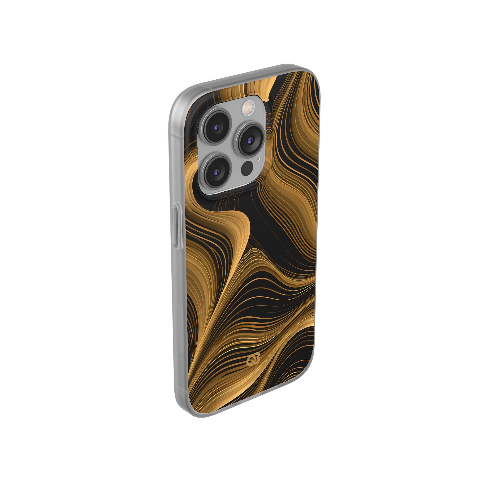 Gold Lite Phone Case for iPhone - Molten Copper Strands