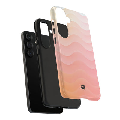 Blush Horizon Waves · Tough Phone Case for Samsung · Pink
