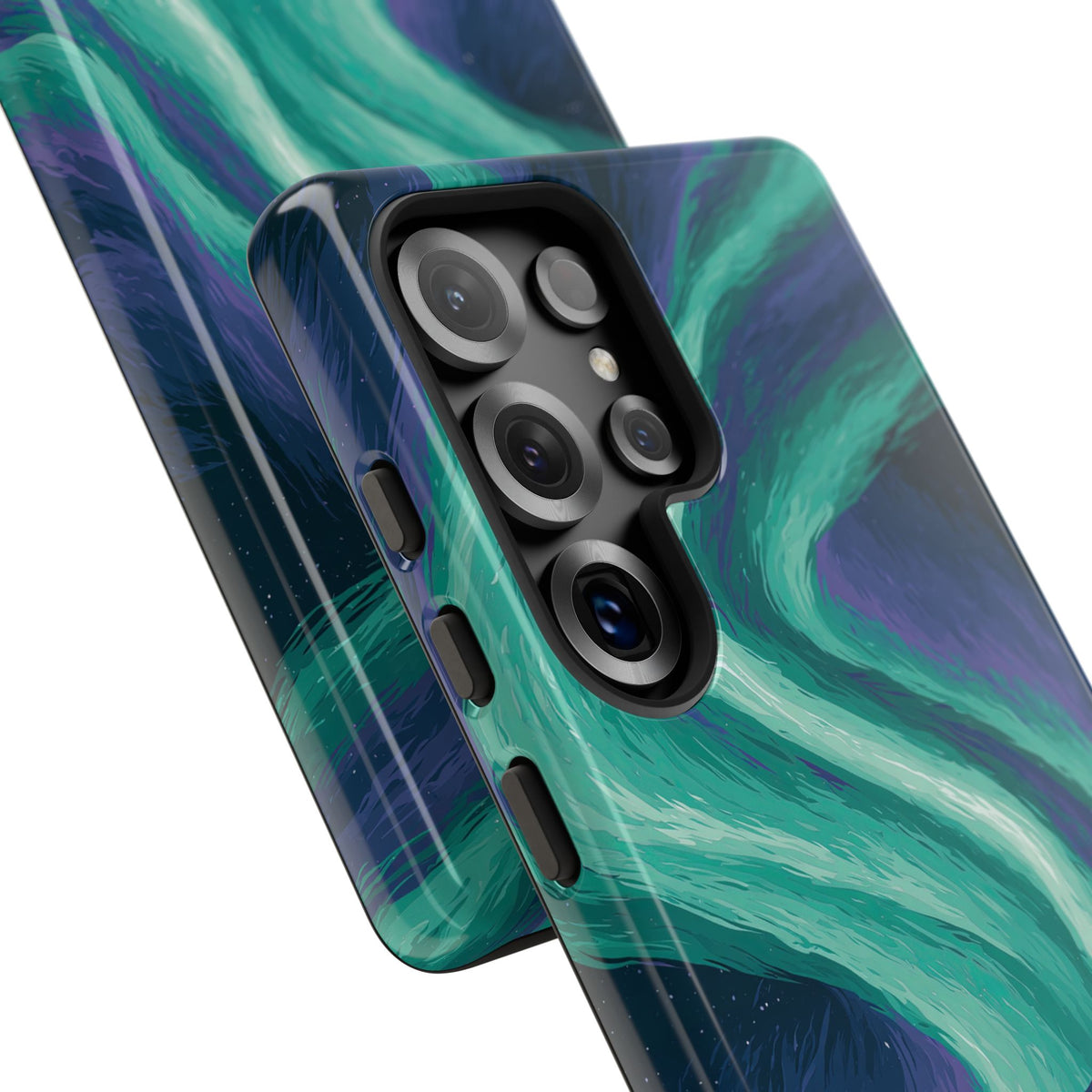 Arctic Aurora Bear · Tough Phone Case for Samsung · Teal