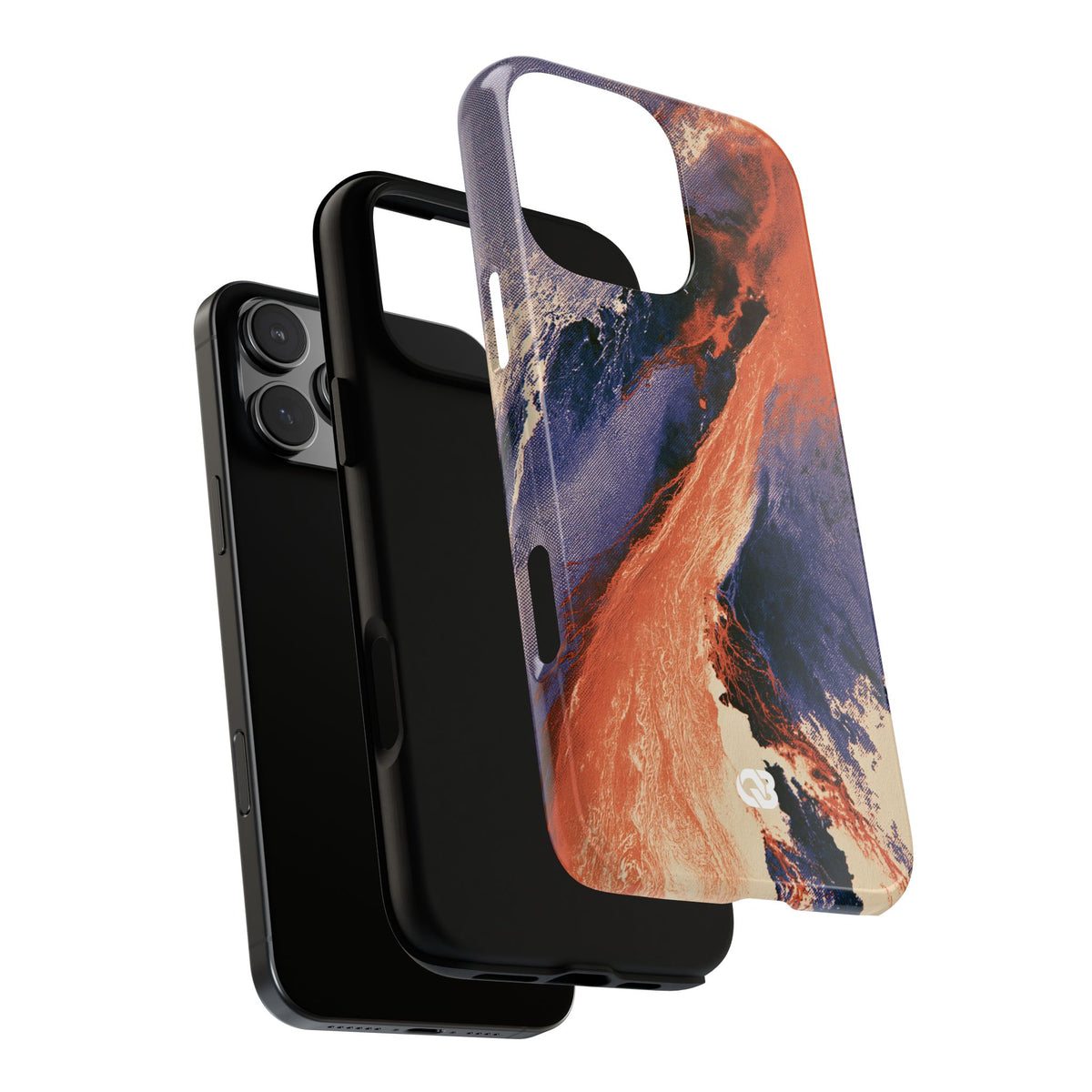 Solar Aura Drift · Tough Phone Case for iPhone · Orange