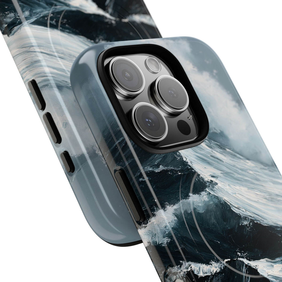Nordic Swell · Tough 2.0 Magnetic Phone Case for iPhone · Blue