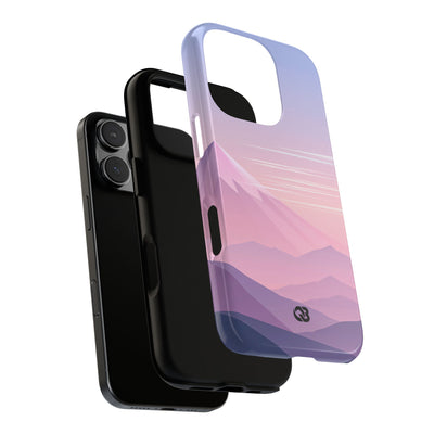 Alpine Twilight · Tough Phone Case for iPhone · Pink