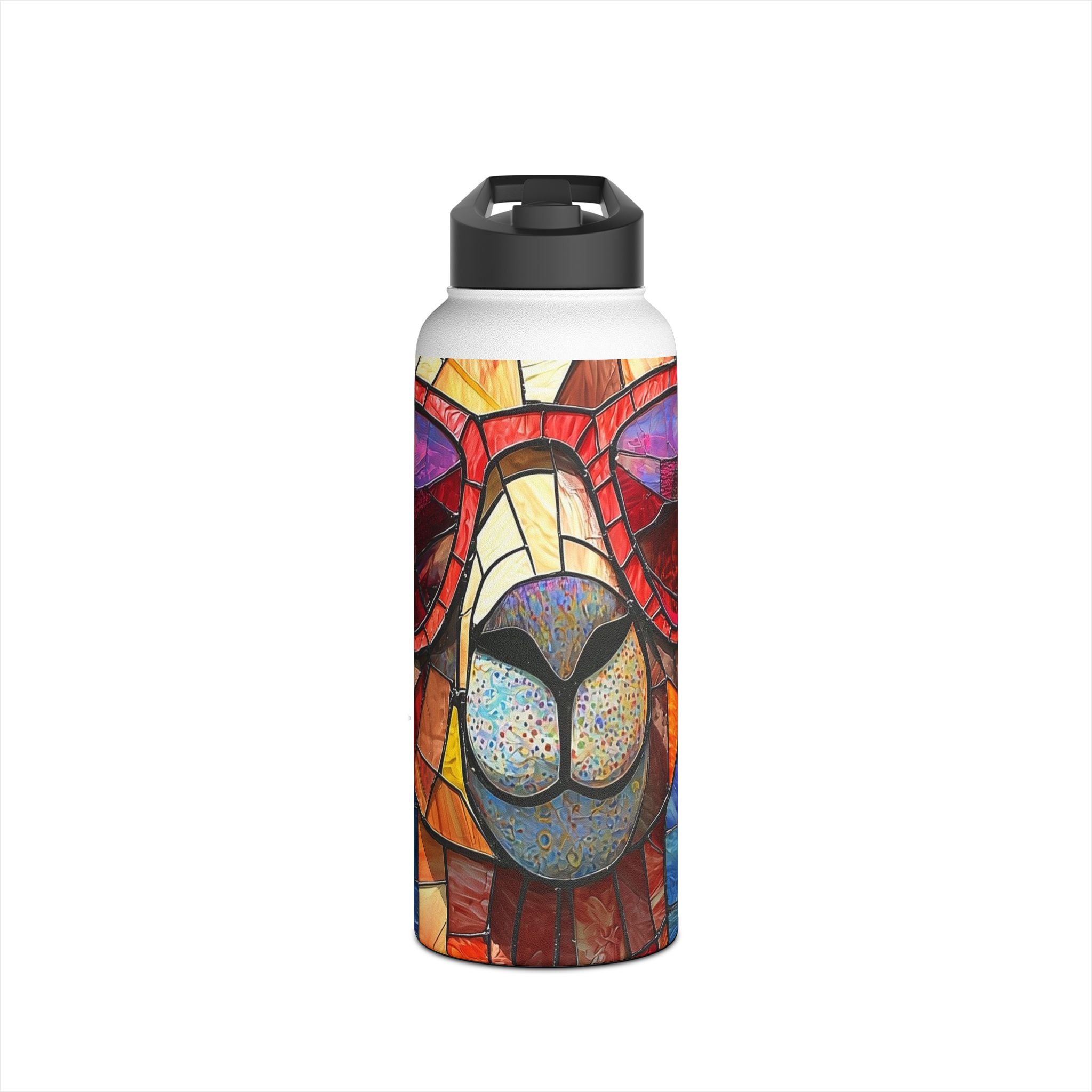 Sunglass Llama Mosaic - Stainless Steel Water Bottle