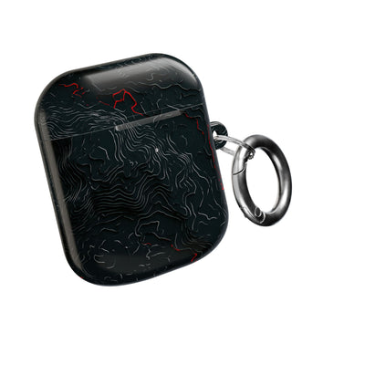 Crimson Rift · Hard Case for AirPods & AirPods Pro · Black