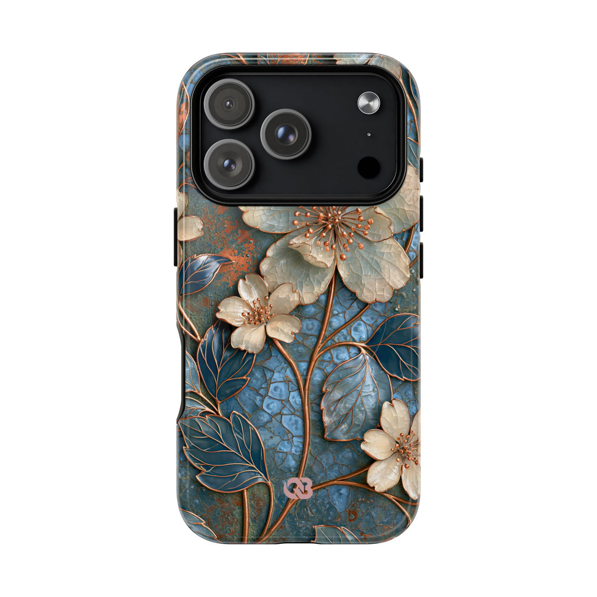 Gilded Blossom Reverie · Tough 2.0 Magnetic Phone Case for iPhone · Teal