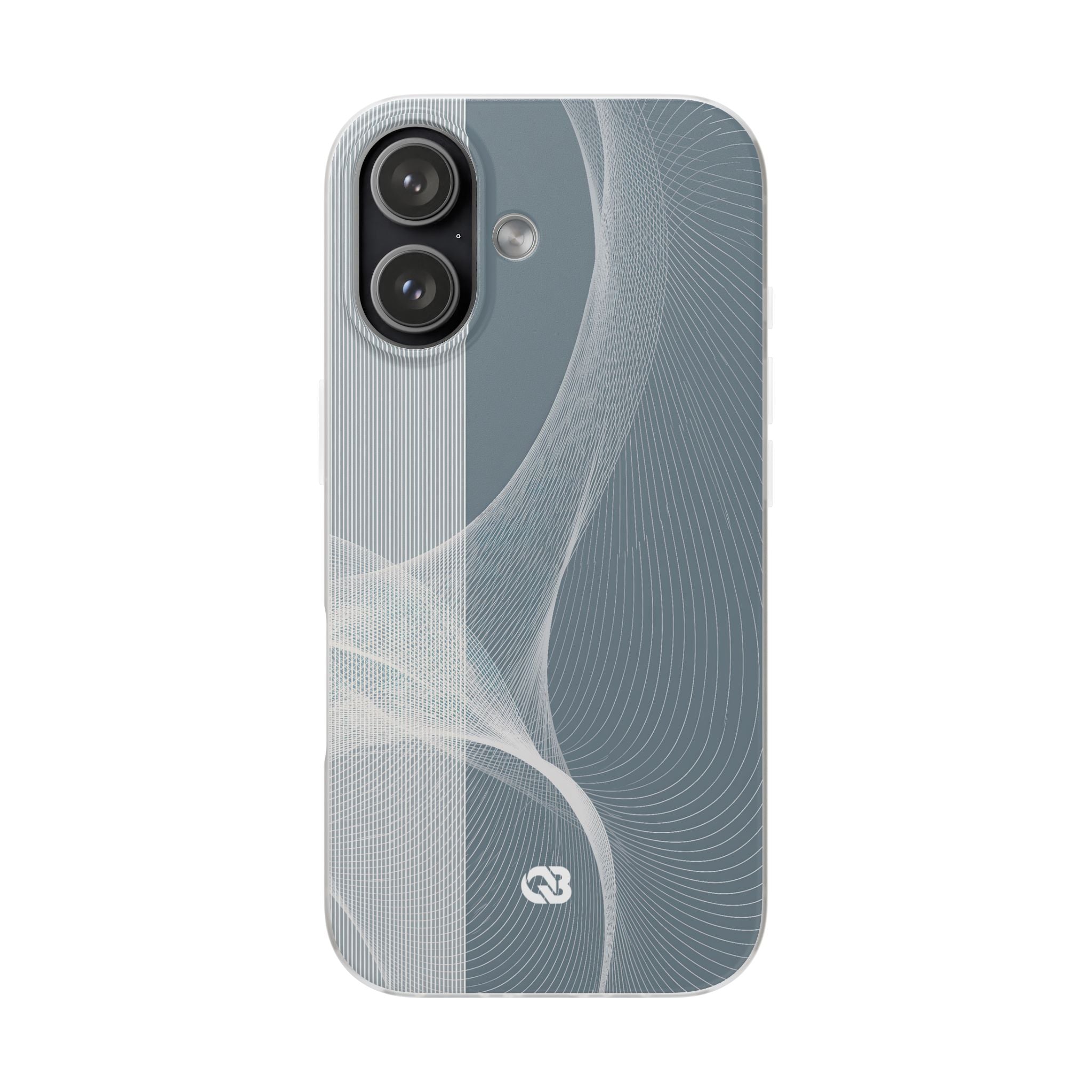Grey Lite Phone Case for iPhone - Slate Mesh Horizon