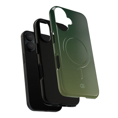 Green Tough 2.0 Magsafe Phone Case for iPhone - Shadow Moss Grain