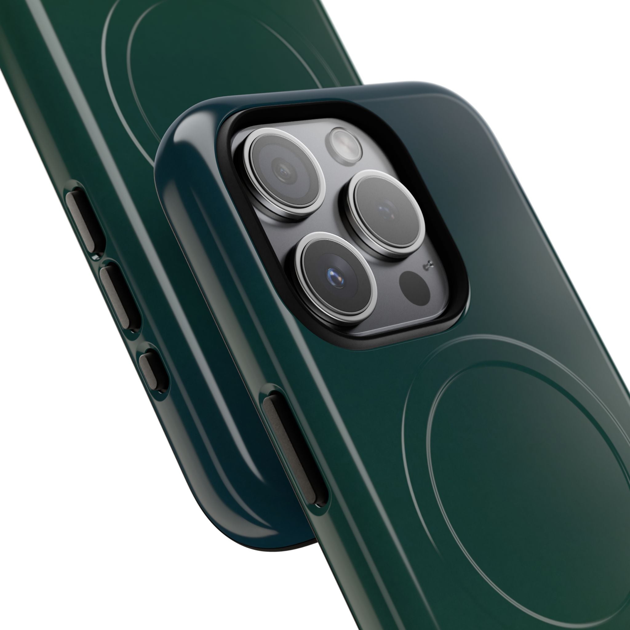 Green Tough 2.0 Magsafe Phone Case for iPhone - Midnight Pine Horizon