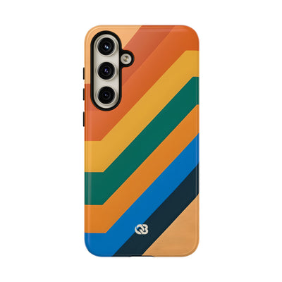 Retro Ridge Lines · Tough Phone Case for Samsung