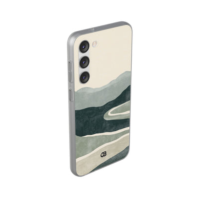 Green Lite Phone Case for Samsung - Misty Sage Valley