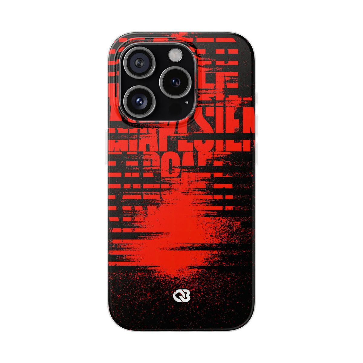 Crimson Redaction · Lite Phone Case for iPhone ·  Black
