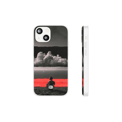 Crimson Horizon · Lite Phone Case for iPhone ·  Black