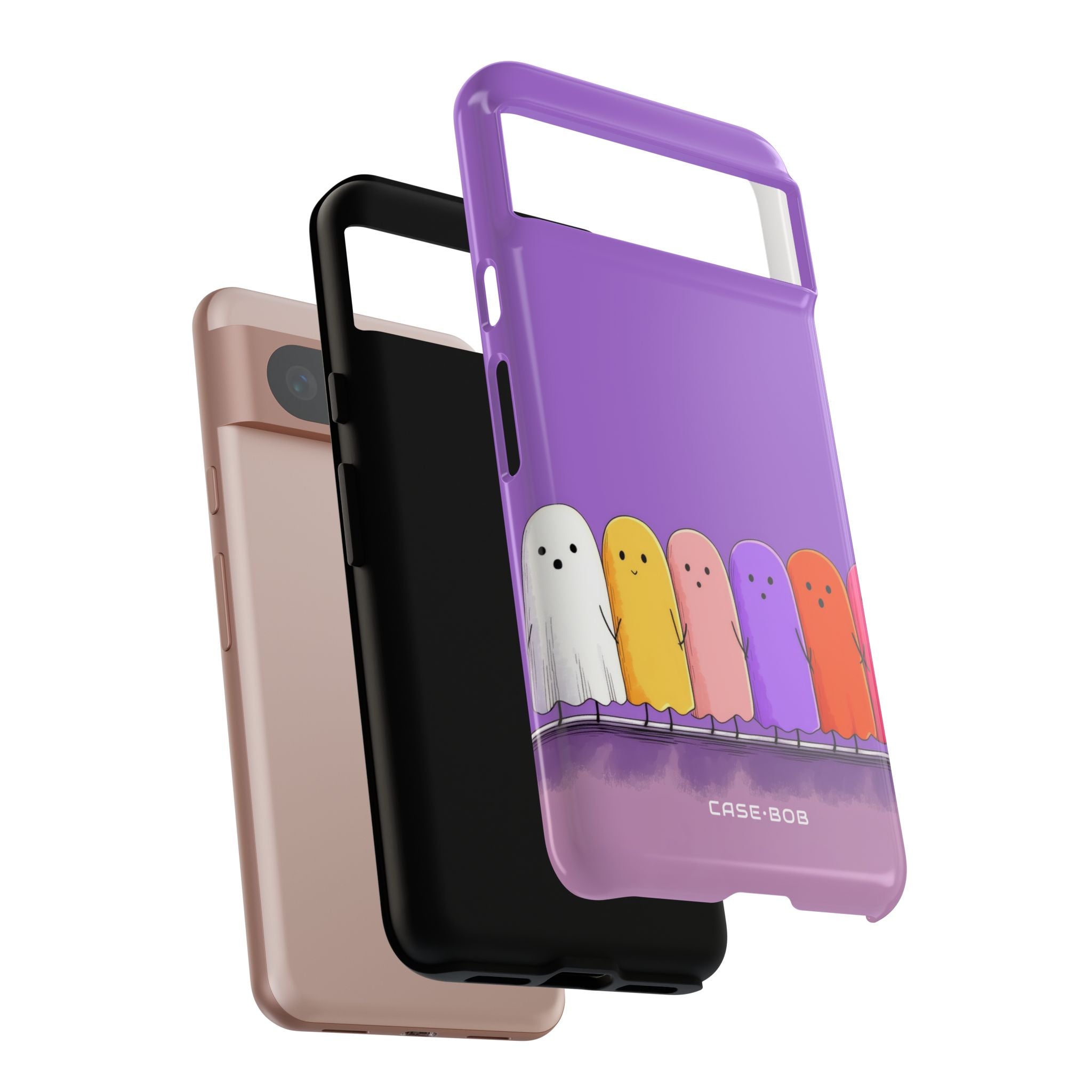 Colorful Ghosts Google Pixel 8 Case - Tough