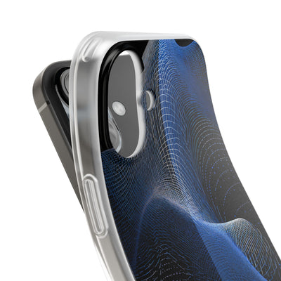 Blue Lite Phone Case for iPhone - Electric Blue Flux