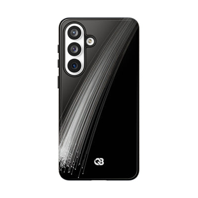 Black Tough Phone Case for Samsung - Linear Velocity Beam