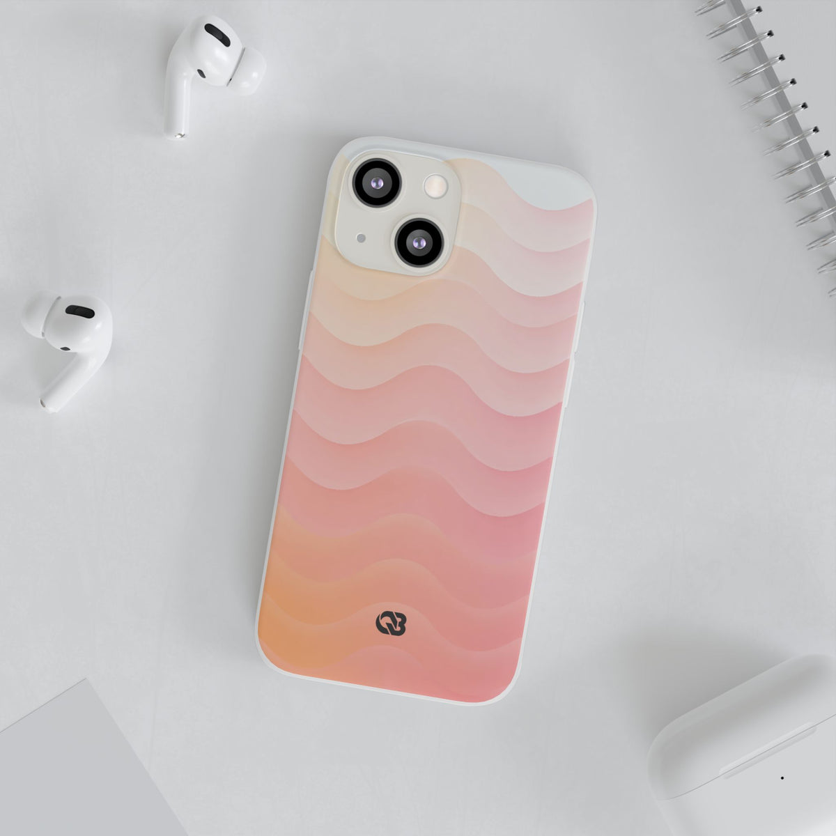 Blush Horizon Waves · Lite Phone Case for iPhone ·  Pink