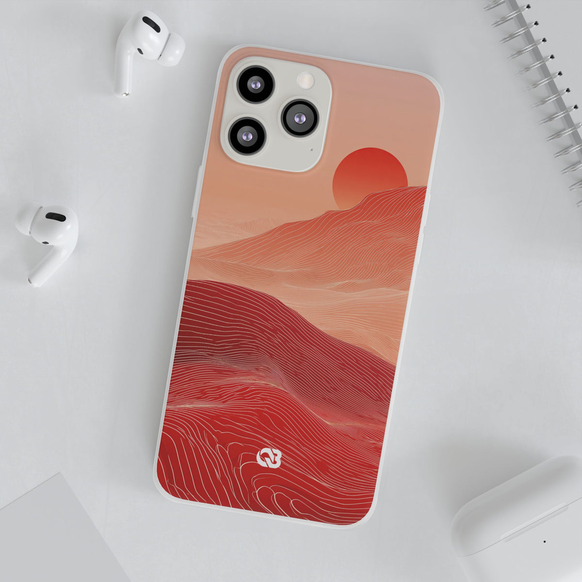 Crimson Horizon · Lite Phone Case for iPhone ·  Red