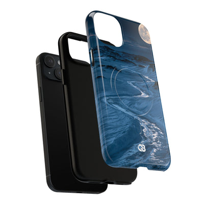 Arctic Moon Drift · Tough 2.0 Magnetic Phone Case for iPhone · Blue