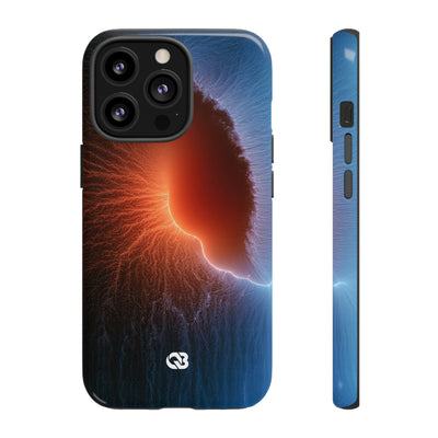 Thermal Aura Pulse · Tough Phone Case for iPhone · Blue
