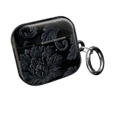 Obsidian Damask · Hard Case for AirPods & AirPods Pro · Black