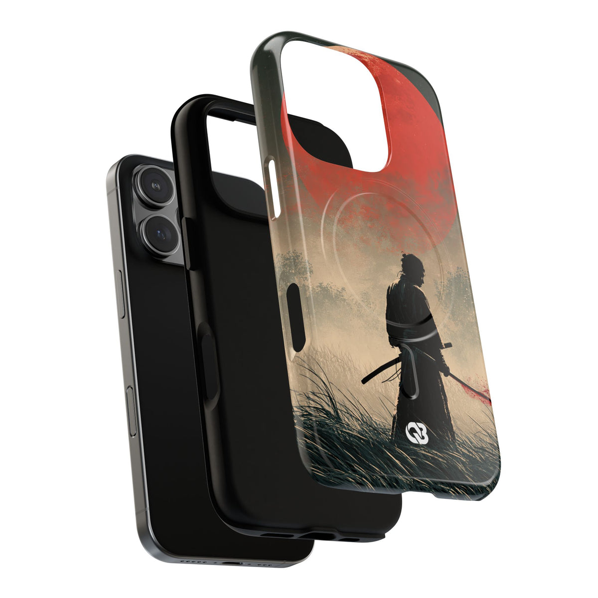 Crimson Moon Ronin · Tough 2.0 Magnetic Phone Case for iPhone · Red
