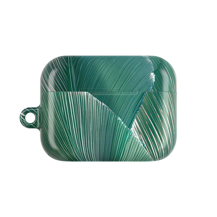 Translucent Fan Palm · Hard Case for AirPods & AirPods Pro · Teal