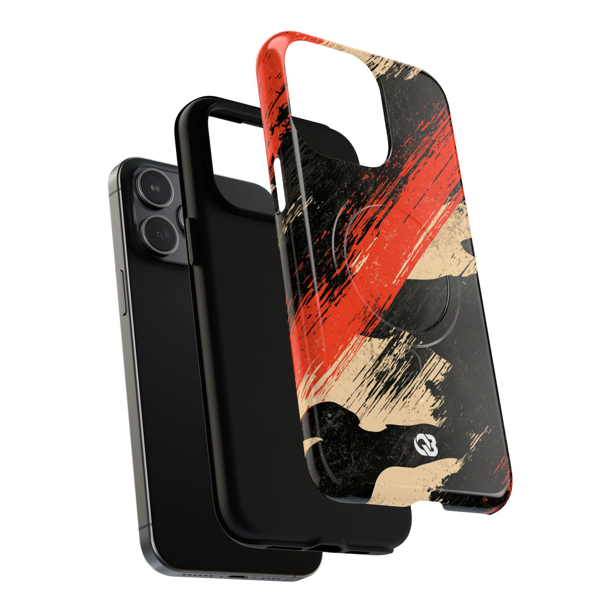 Urban Slash Camo · Tough 2.0 Magnetic Phone Case for iPhone · Black