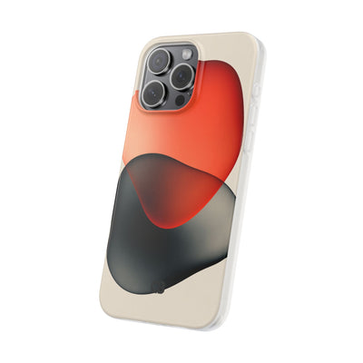 Translucent Crimson Form · Lite Phone Case for iPhone ·  Red