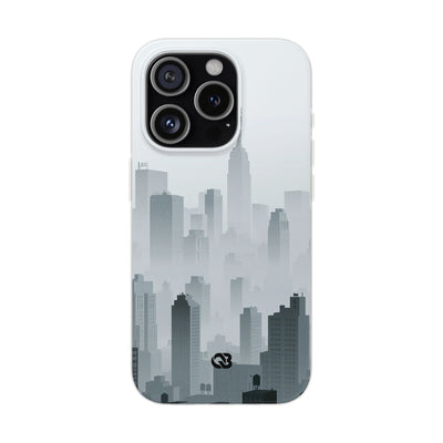 Grey Lite Phone Case for iPhone - Steel Mist Skyline