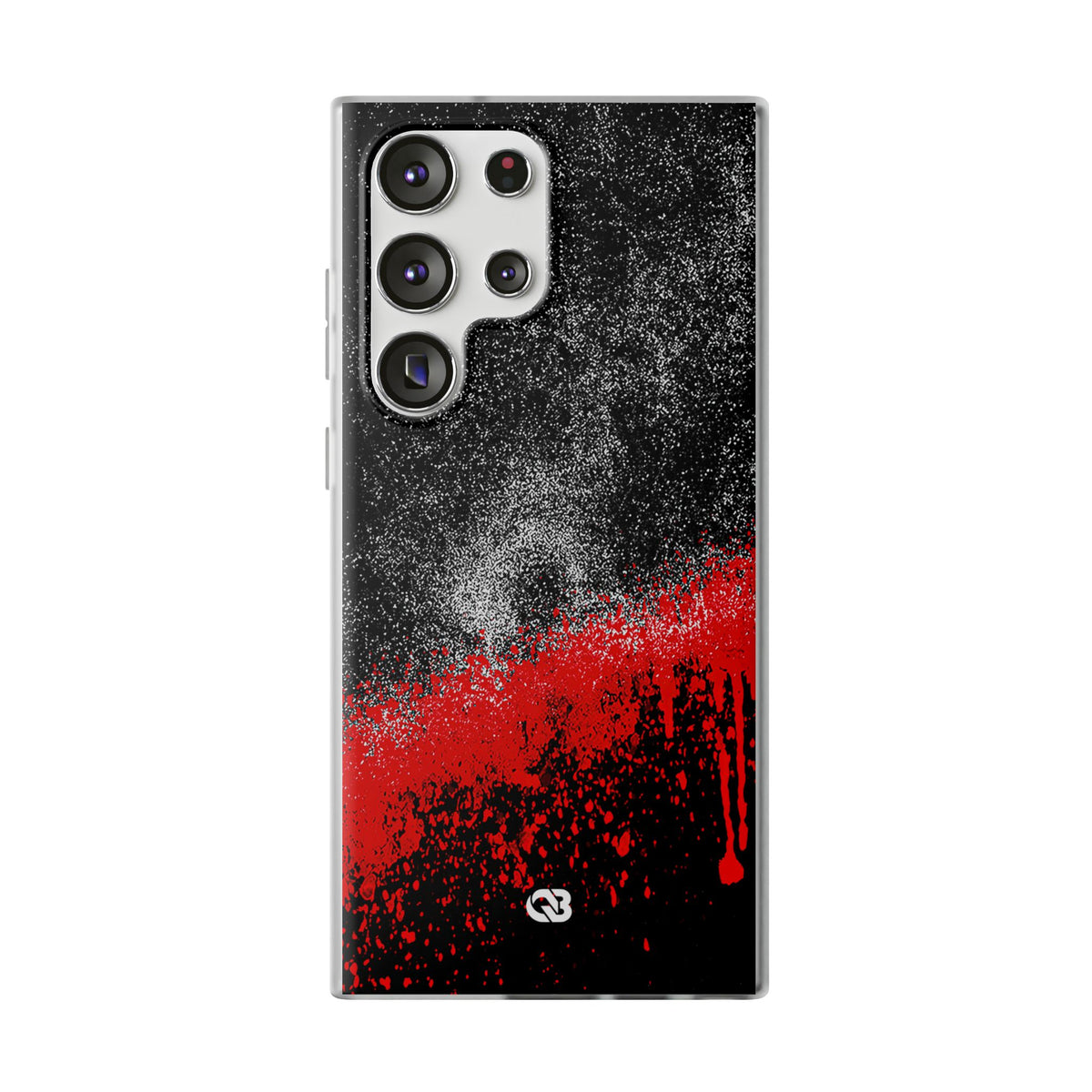 Crimson Noir Drip · Lite Phone Case for Samsung · Black
