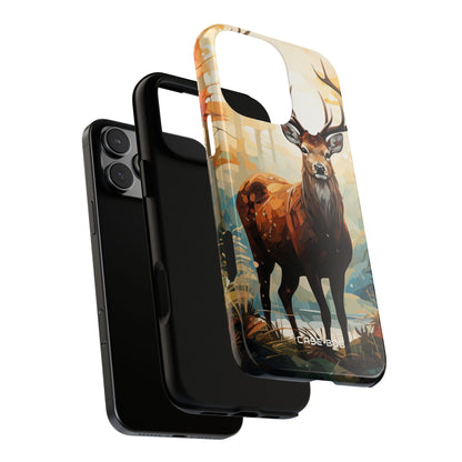 Glowing Stag iPhone 16 Pro Max Case - Tough - CASE•BOB