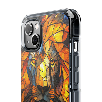 Amber Glass Lion · Impact Phone Case for iPhone · Magsafe
