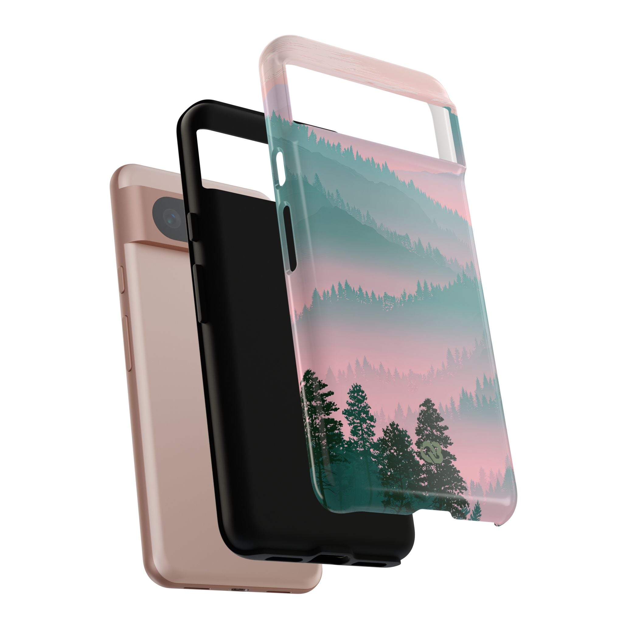 Teal Tough Phone Case for Google Pixel - Alpine Mist Teal