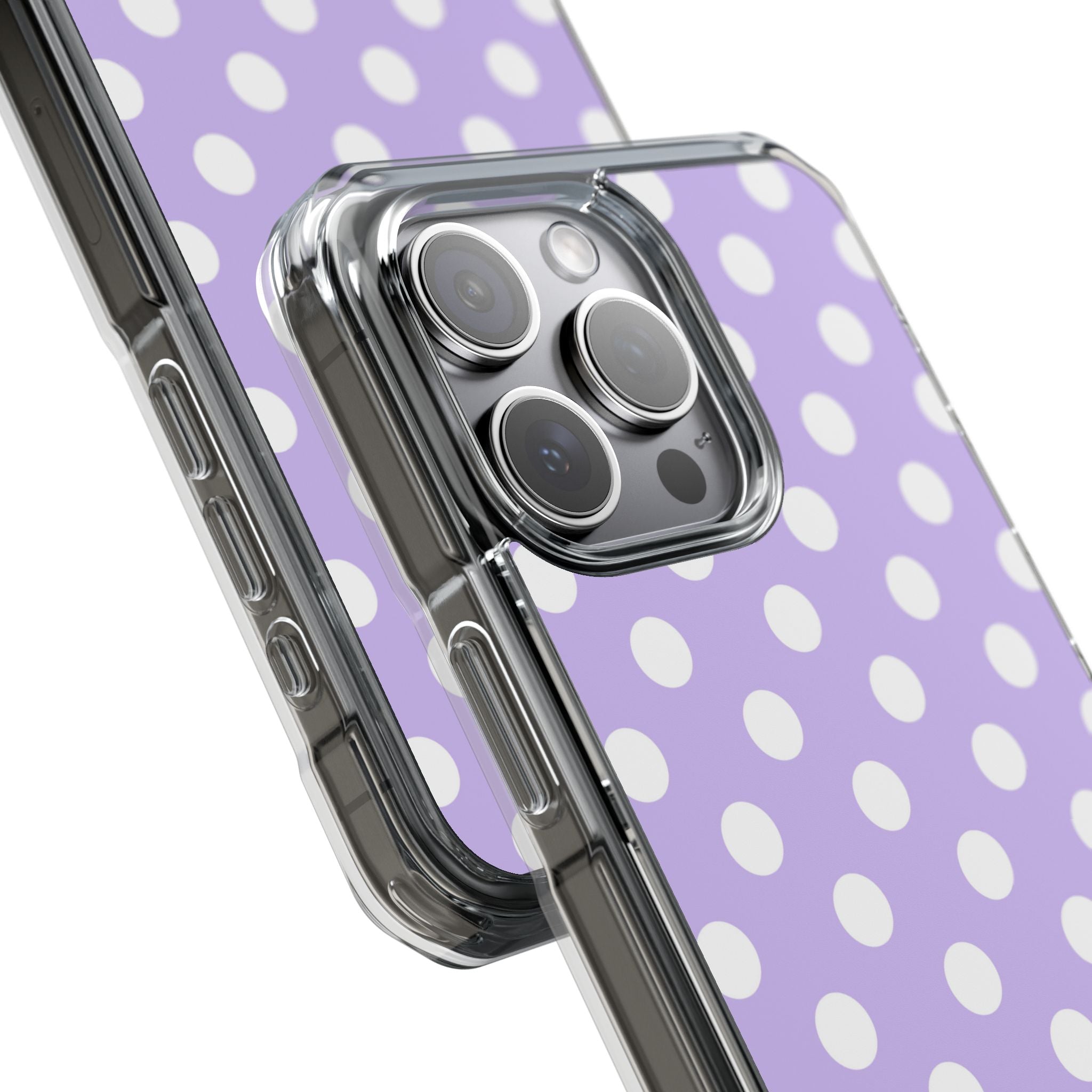 Lavender Polka Grid · Impact Phone Case for iPhone · Magsafe