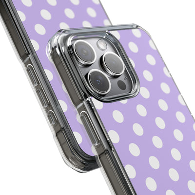 Lavender Polka Grid · Impact Phone Case for iPhone · Magsafe