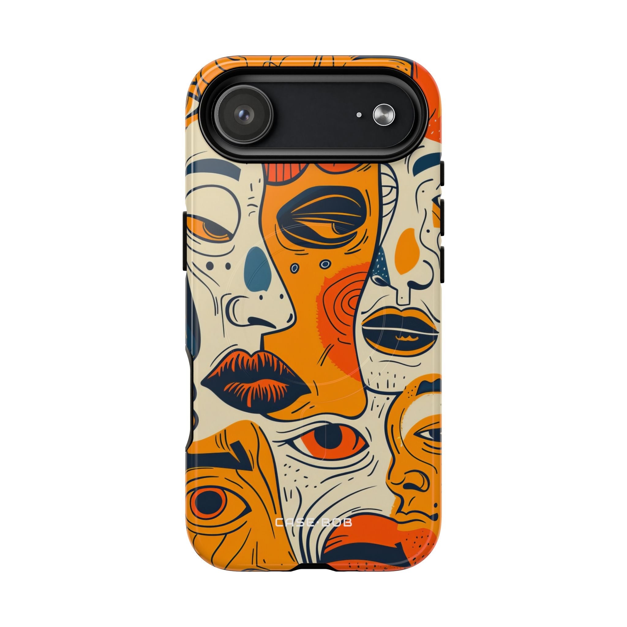 Tangled Faces Sunset iPhone 17 Air Case - Tough+ - CASE•BOB