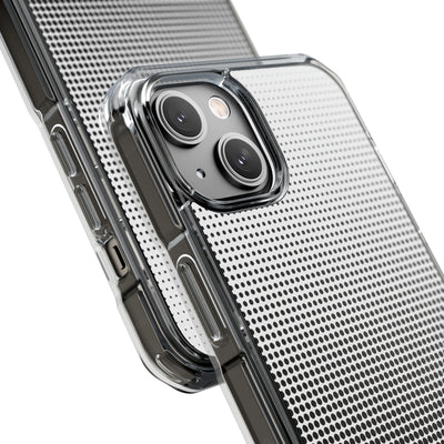 Black Impact MagSafe Phone Case for iPhone - Obsidian Halftone Flux