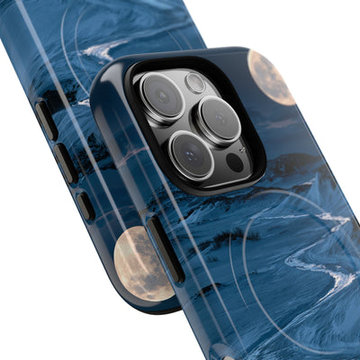 Arctic Moon Drift · Tough 2.0 Magnetic Phone Case for iPhone · Blue