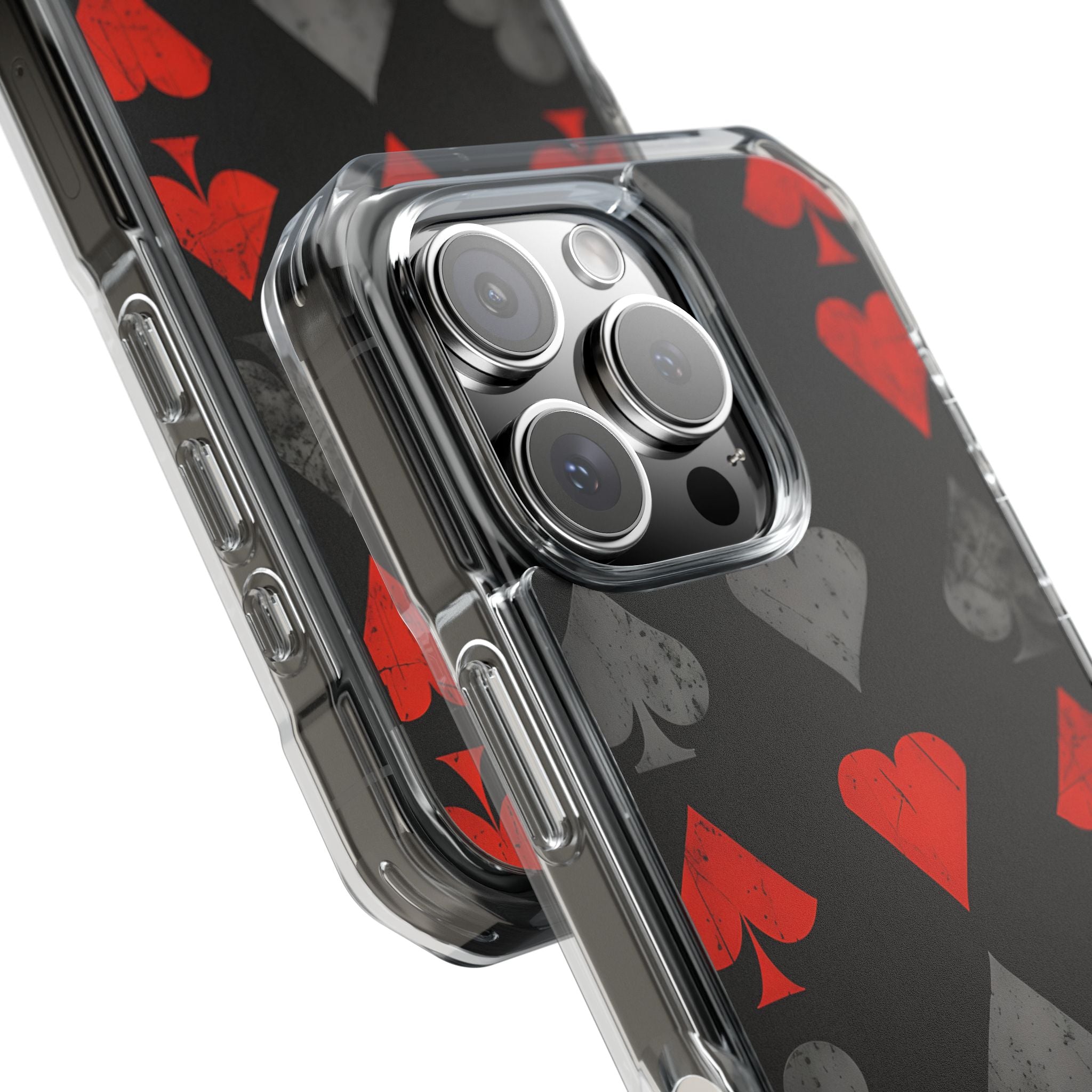 Crimson Ash Suits · Impact Hoesje voor iPhone · Magsafe