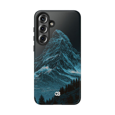 Glacial Alpine Peak · Tough Phone Case for Samsung · Blue