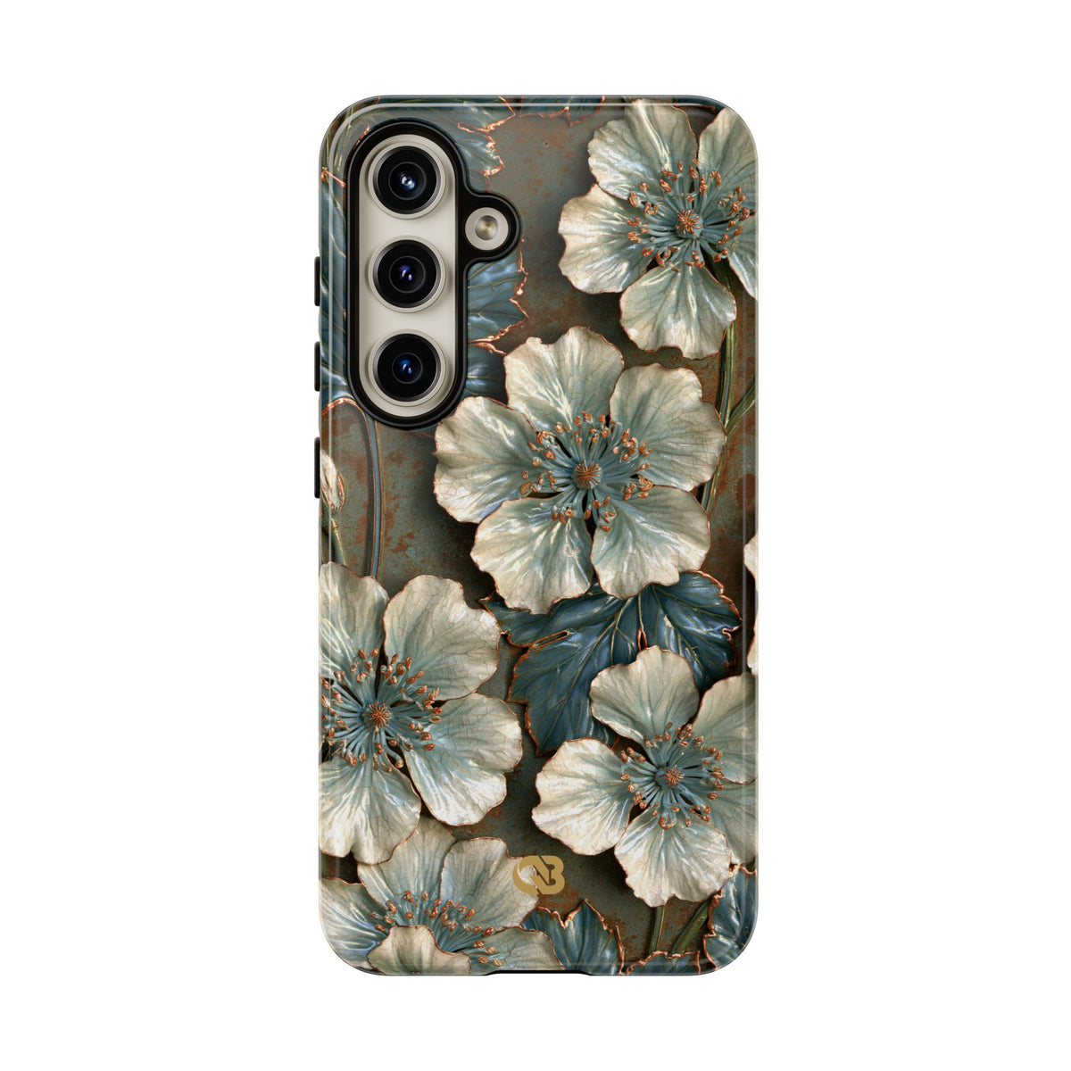 Gilded Blossom Reverie · Tough Phone Case for Samsung · Teal