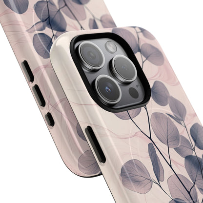 Veined Leaf Whisper iPhone 15 Pro Case - Tough+