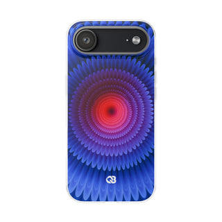 Radial Spectrum Bloom · Lite Phone Case for iPhone ·  Blue