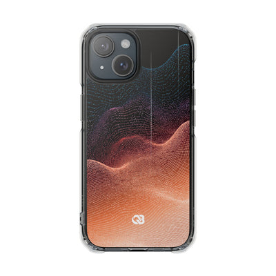 Spectral Elevation · Clear Impact Magnetic Phone Case for iPhone · Orange