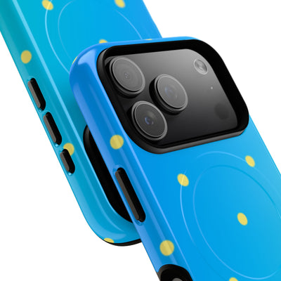 Cyan Sun Dots · Tough+ Phone Case for iPhone · Magsafe