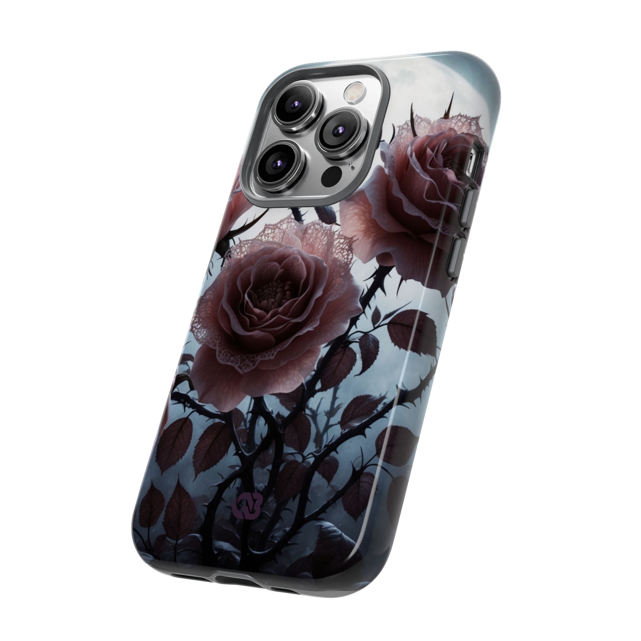 Lunar Lace Petals · Tough Coque de téléphone pour iPhone