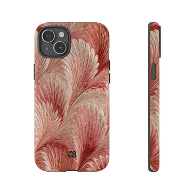 Blush Petal Plume · Tough Phone Case for iPhone · Pink