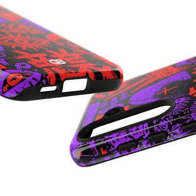 Underground Cyber Glyphs · Tough Phone Case for Samsung · Black
