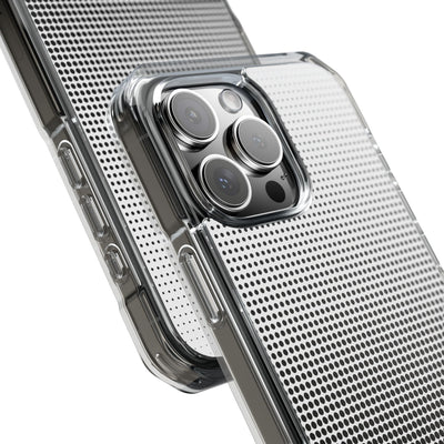 Black Impact MagSafe Phone Case for iPhone - Obsidian Halftone Flux